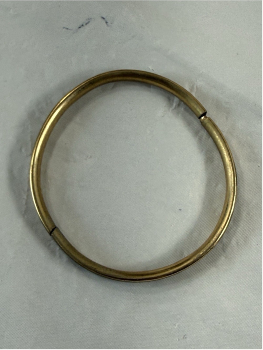 Vintage 14K GF Gold Fill Children Baby Infant Bracelet Bangle 1/20 Marked HFB - Picture 8 of 16